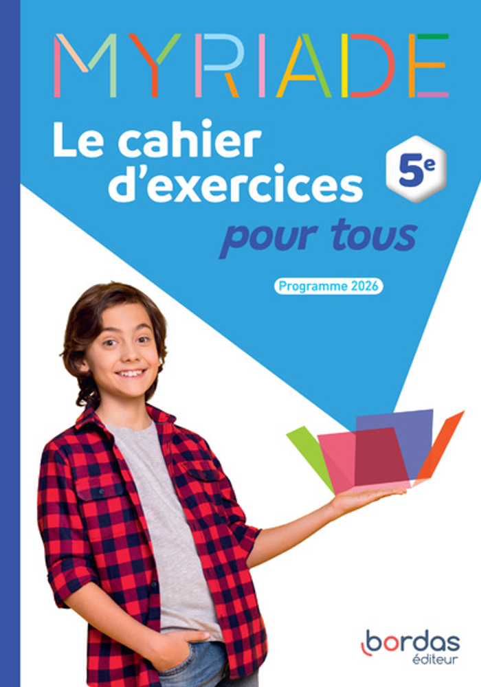 Cahier Myriade 5e (édition 2026)