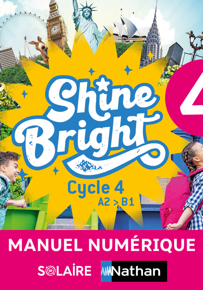 Shine Bright Anglais 4e (2023) - Licence enseignant 1 an classes équipées de workbooks