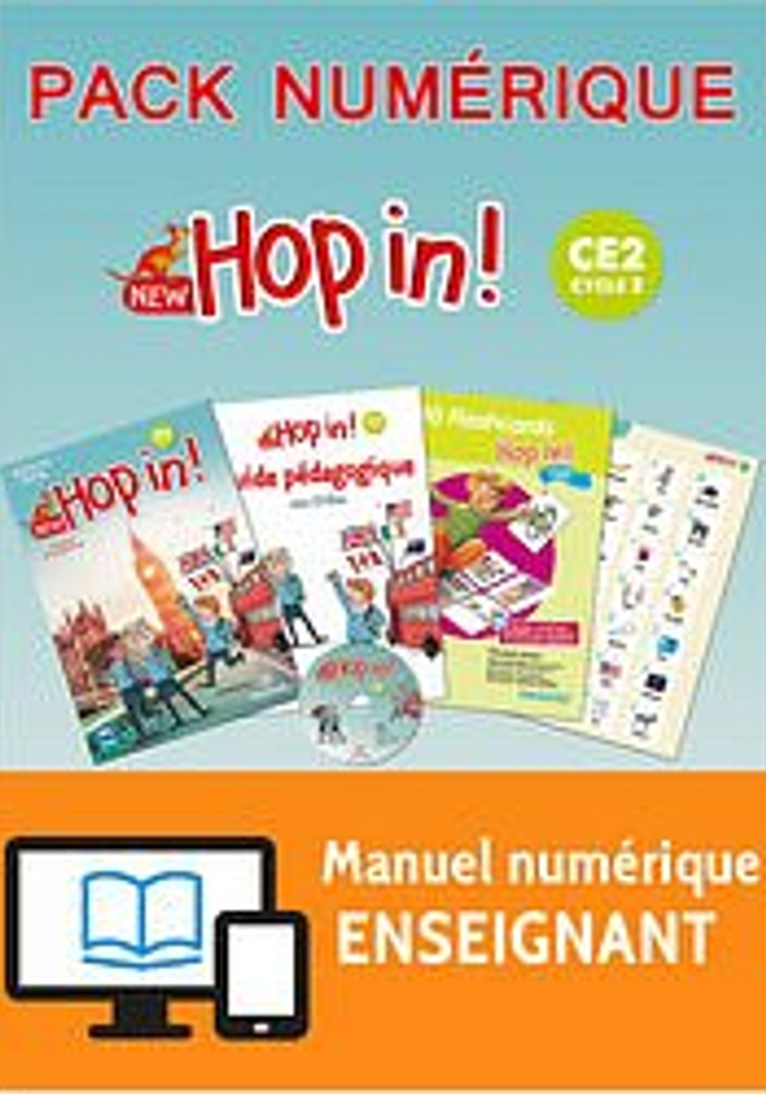 New Hop In! Anglais CE2 (2018) - GP + BR