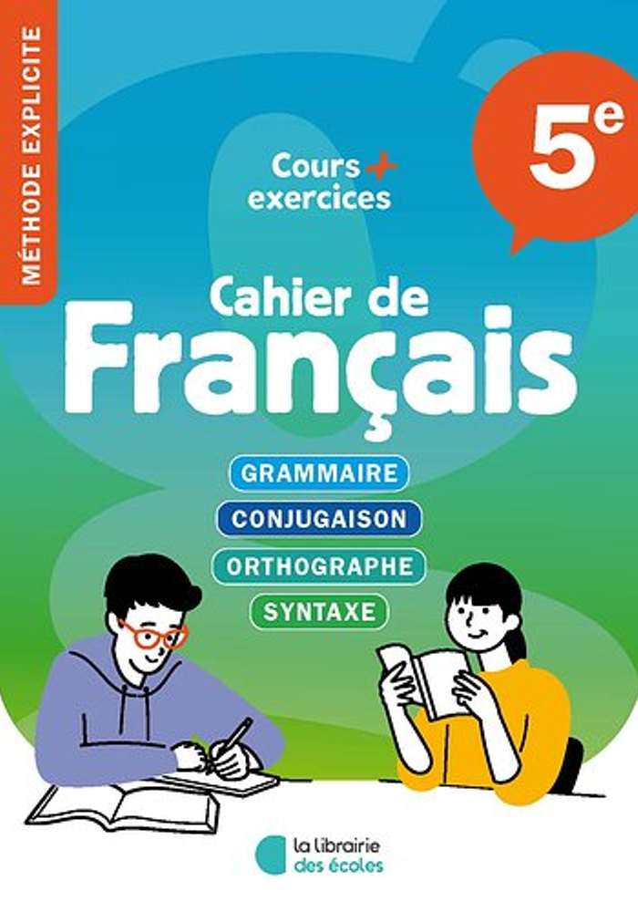 Méthode explicite - Français 5e (2026) - Cahier