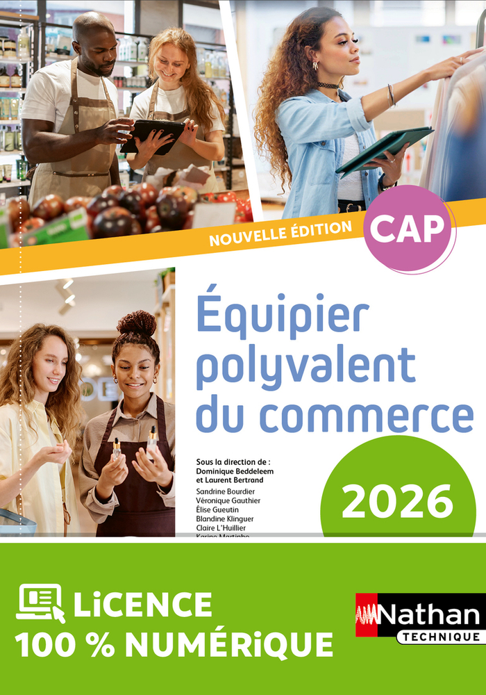 Equipier polyvalent du commerce - CAP - Ed. 2026