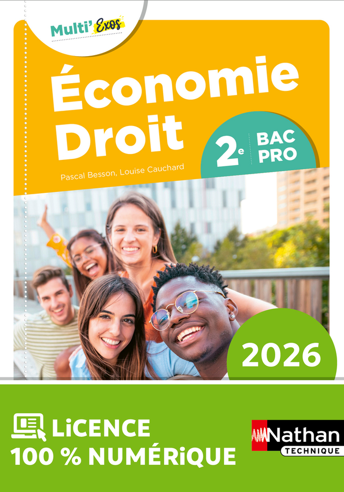 Economie-Droit - 2de Bac Pro - Coll. Multi'Exos - Ed. 2026